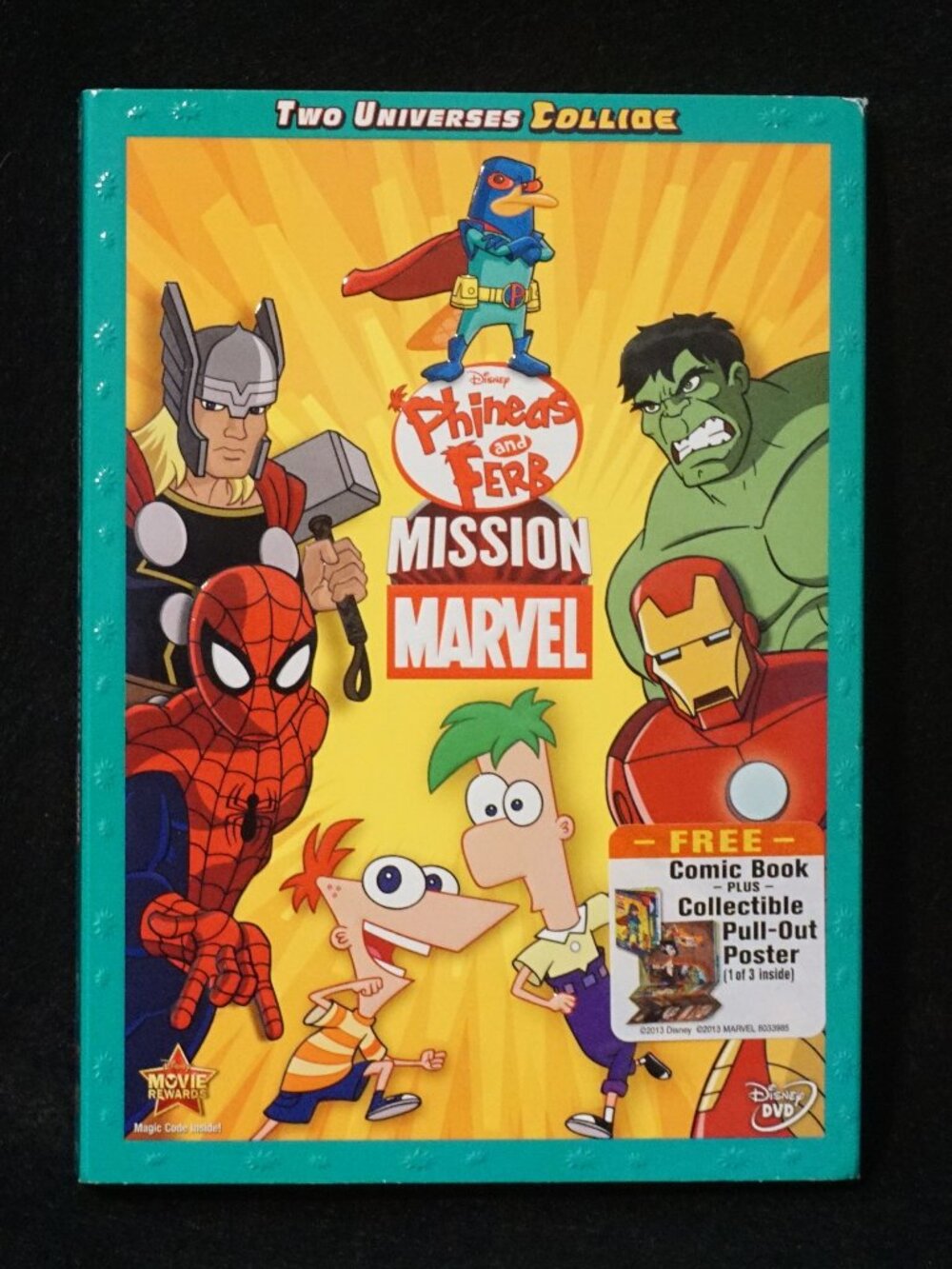 Walt Disney Pictures Phineas & Ferb Mission Marvel DVD